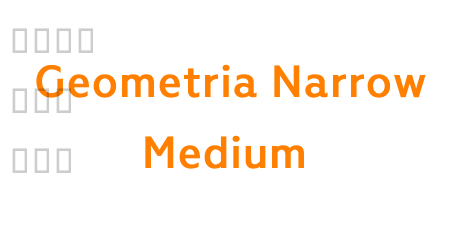Geometria Narrow Medium