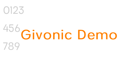 Givonic Demo