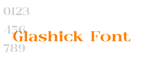 Glashick Font