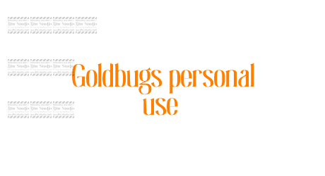 Goldbugs personal use