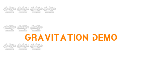Gravitation Demo