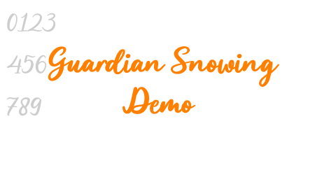Guardian Snowing Demo