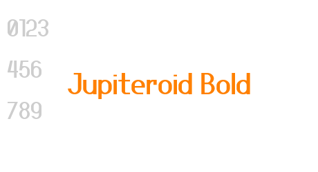 Jupiteroid Bold