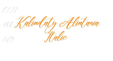 Kalindaty Alintaria Italic