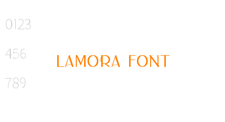 LAMORA Font