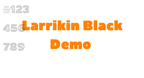 Larrikin Black Demo