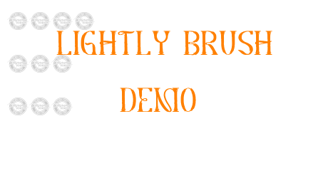Lightly Brush Demo