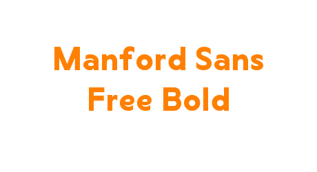 Manford Sans Free Bold