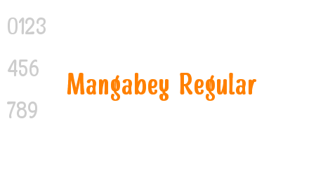 Mangabey Regular