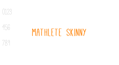 Mathlete Skinny