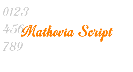 Mathovia Script