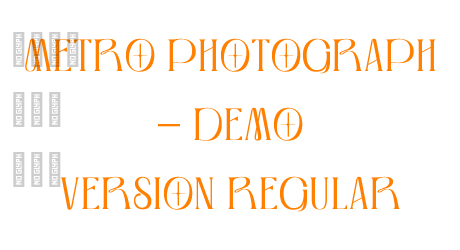 Metro Photograph – Demo Version Regular