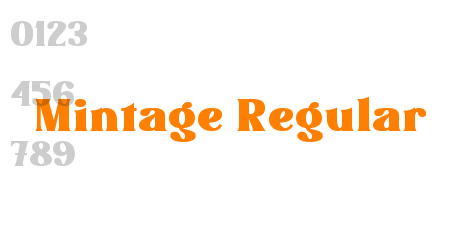 Mintage Regular