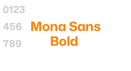 Mona Sans Bold