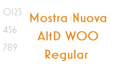 Mostra Nuova AltD W00 Regular