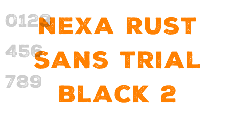 Nexa Rust Sans Trial Black 2