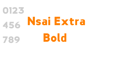 Nsai Extra Bold