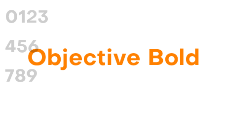 Objective Bold