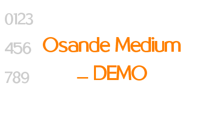Osande Medium – DEMO