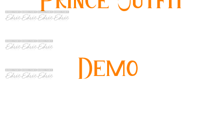 Prince Outfit Demo
