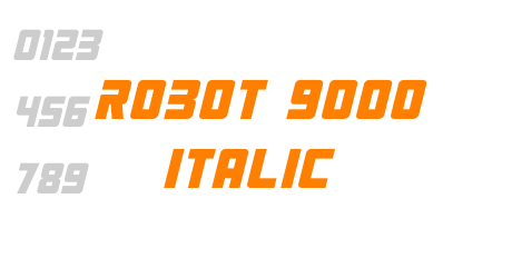 Robot 9000 Italic