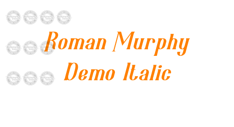 Roman Murphy Demo Italic