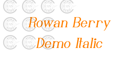 Rowan Berry Demo Italic