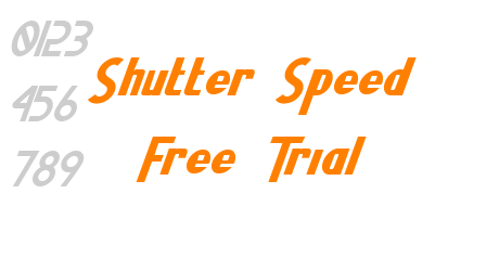 Shutter Speed Free Trial