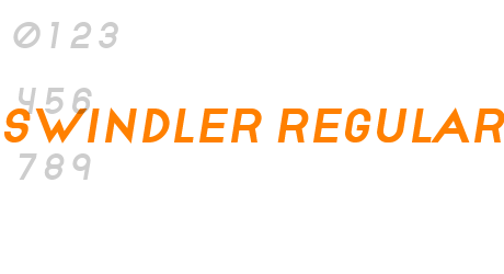 Swindler Regular
