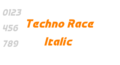 Techno Race Italic