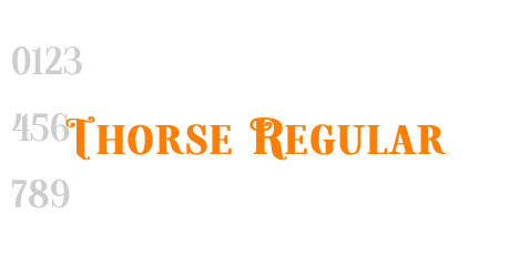 Thorse Regular