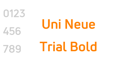 Uni Neue Trial Bold