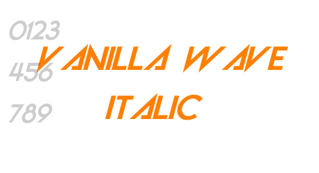 Vanilla Wave Italic