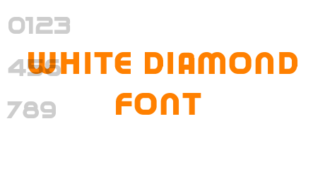 White Diamond Font