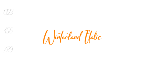 Winterland Italic