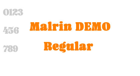 Malrin DEMO Regular