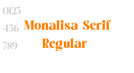 Monalisa Serif Regular