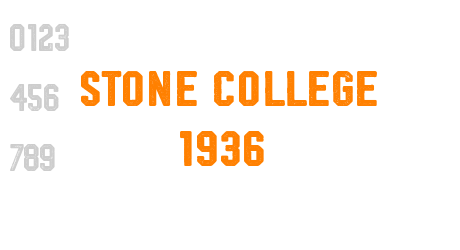 stone college 1936