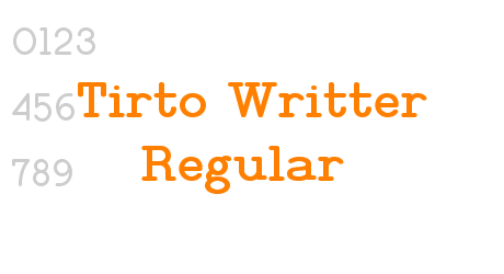 Tirto Writter Regular