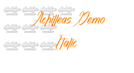 Achilleas Demo Italic