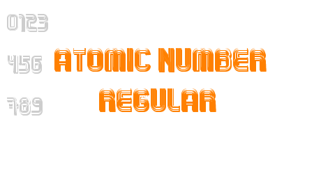 Atomic Number Regular