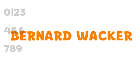 BERNARD WACKER