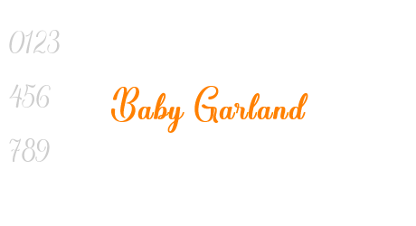 Baby Garland