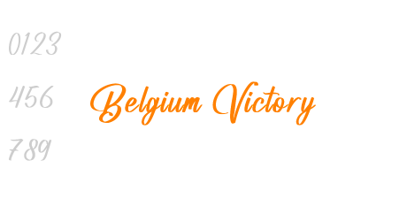 Belgium Victory