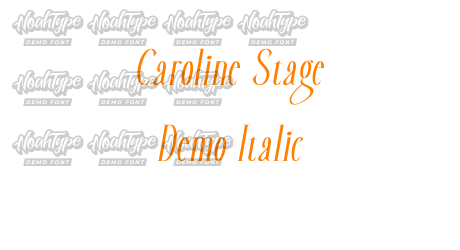Caroline Stage Demo Italic