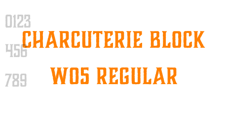 Charcuterie Block W05 Regular