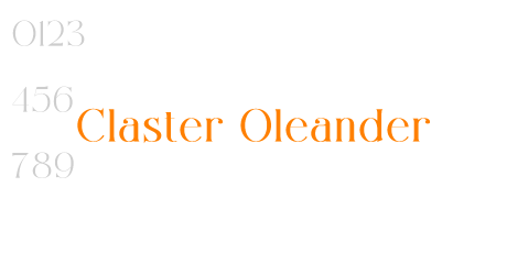 Claster Oleander