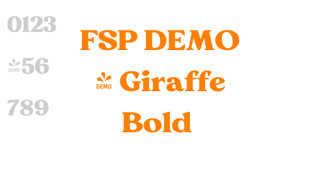 FSP DEMO – Giraffe Bold