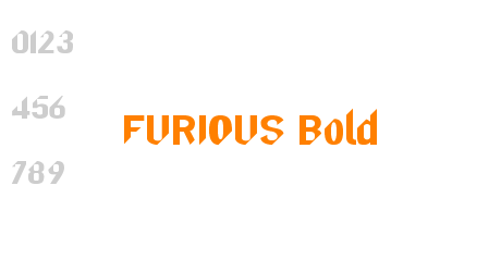 FURIOUS Bold