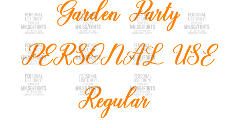 Garden Party PERSONAL USE Regular